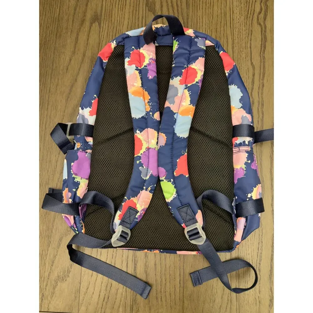 Girls Backpack & Lunch Bag Set Paint Splatter Print